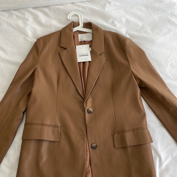 Oak and fort leather blazer - Picture 2 of 3